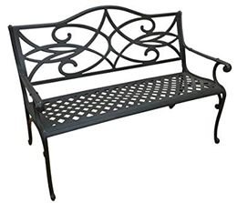 The Outdoor Patio Store Commercial-Grade Cast Bench