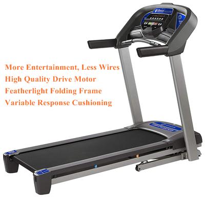 Horizon Fitness T101 Stream Workout Smart Bluetooth Treadmill 