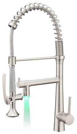 Aimadi Pull Down Commercial Kitchen Faucet with Sprayer