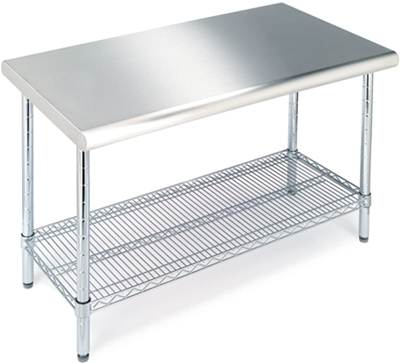 Seville Classics Stainless Work Table